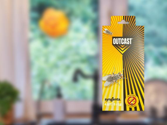 OUTCAST® Наліпки проти мух
