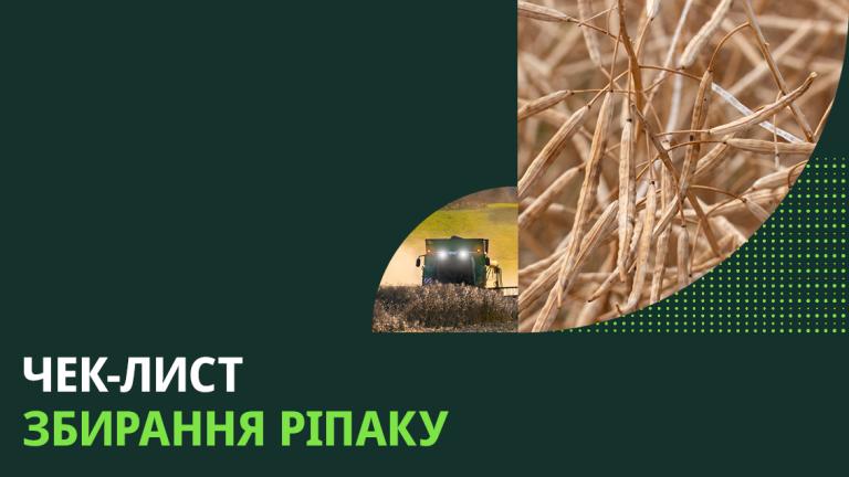 Чек-лист: збирання ріпаку